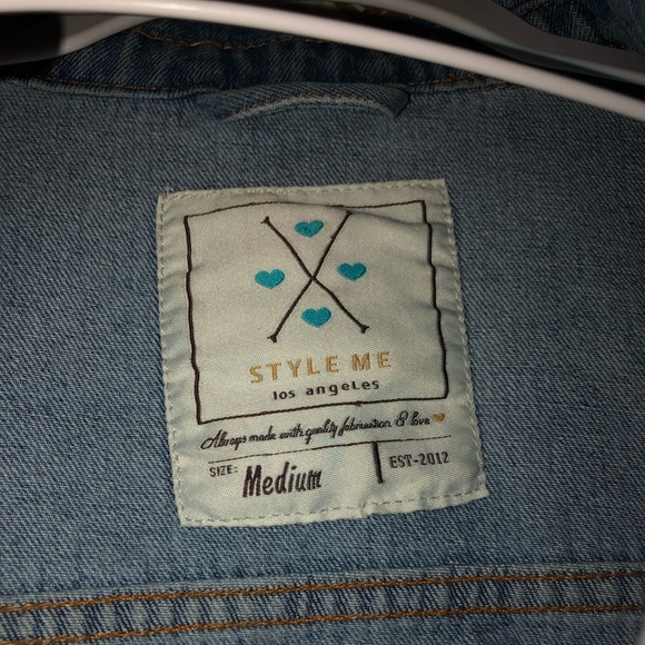COPY - Distressed Denim Jacket - Picture 8 of 8